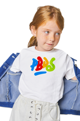 TEE-SHIRT BLANC PBROS ENFANT (Fille)